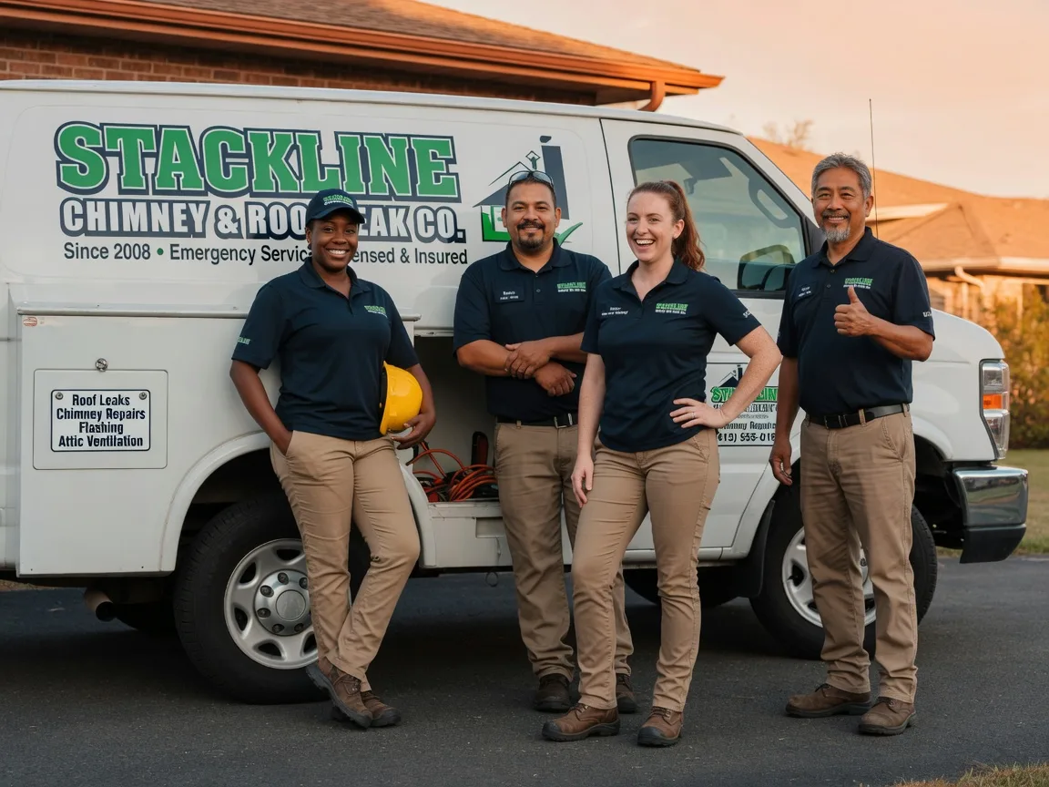 Chimney flashing repair company in Bruno, NE
